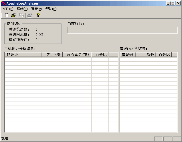 Apache日志分析程序