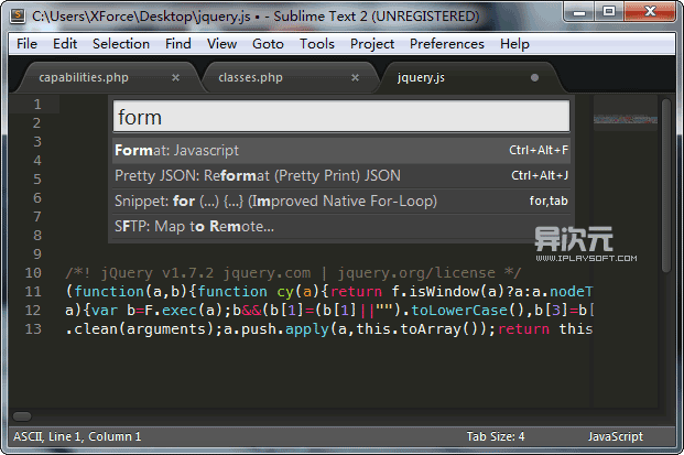 JsFormat