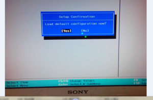 索尼15E类型笔记本针对按F2无法进BIOS解决方法