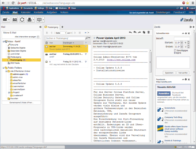 Collax Groupware Suite