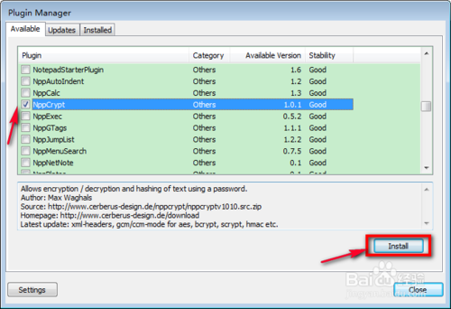 利用Notepad++ NppCrypt插件进行加密与解密