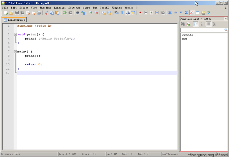 NotePad++ - 安装C／C＋＋开发插件 ｜ NotePad++ - Install plugins for develop C/C++ - 傲风 - 宝剑锋从磨砺出 梅花香自苦寒来