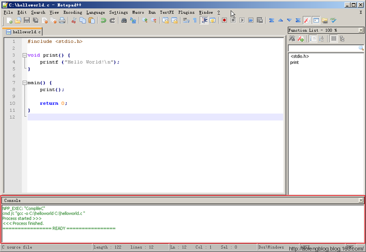 NotePad++ - 安装C／C＋＋开发插件 ｜ NotePad++ - Install plugins for develop C/C++ - 傲风 - 宝剑锋从磨砺出 梅花香自苦寒来