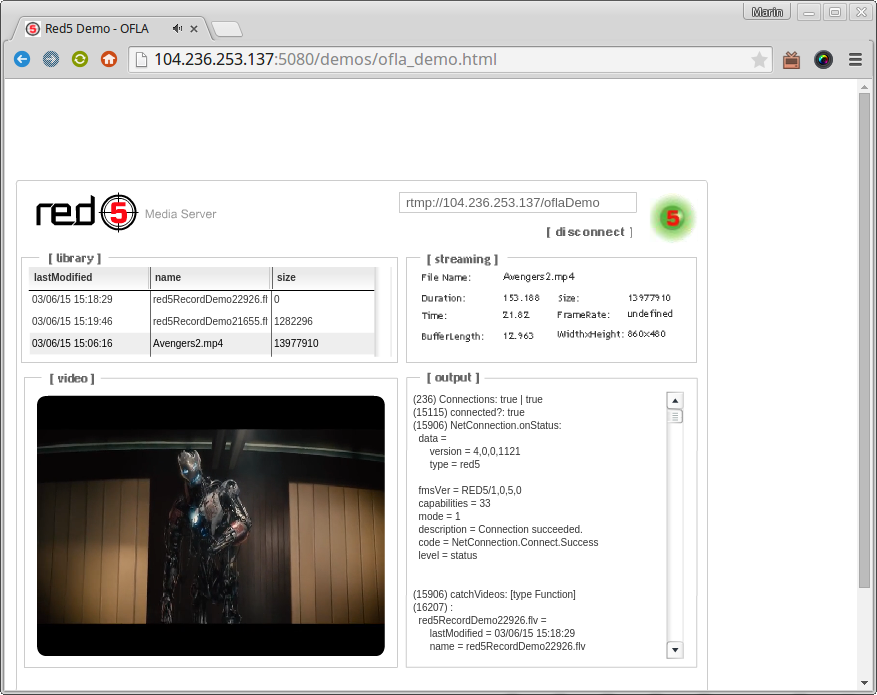 Red5 OflaDemo