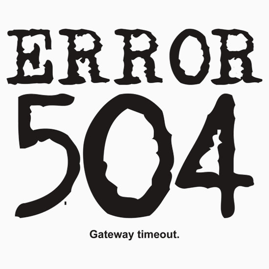 504 gateway error nginx