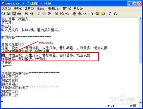 Vim高效使用攻略：[7]高级编辑之可视模式
