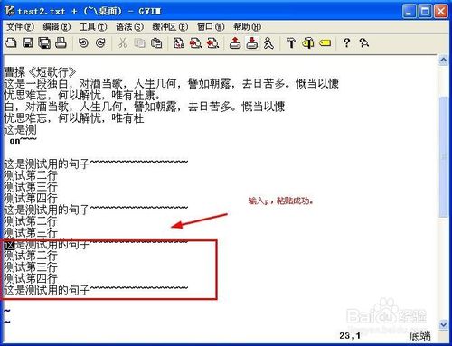 Vim高效使用攻略：[7]高级编辑之可视模式