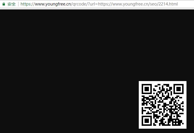 利用 PHP QR Code 生成二维码支持 URL 直接调用