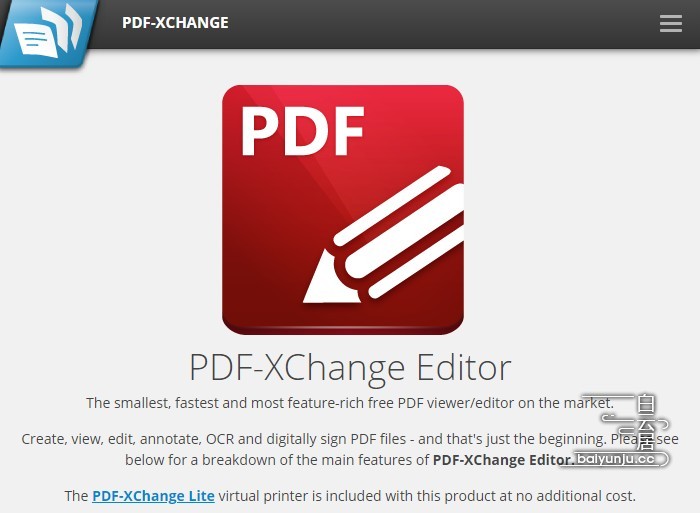 图片丨PDF-XChange Editor软件